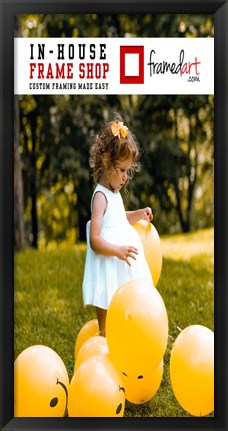 Framed Modern 32x16 Picture Frame Print