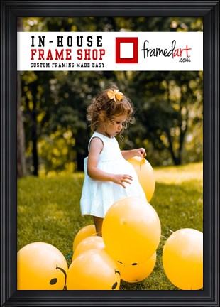 Framed Modern 32x22 Picture Frame Print