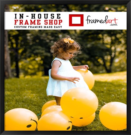 Framed Modern 32x31 Picture Frame Print