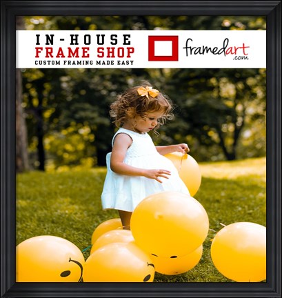 Framed Modern 32x34 Picture Frame Print