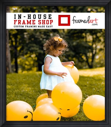 Framed Modern 32x37 Picture Frame Print