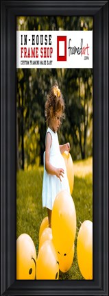 Framed Modern 33x10 Picture Frame Print