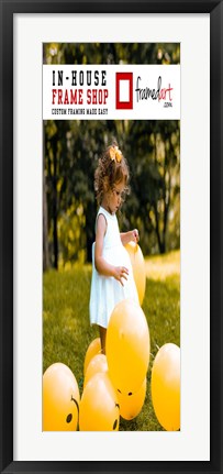 Framed Modern 33x12 Picture Frame Print