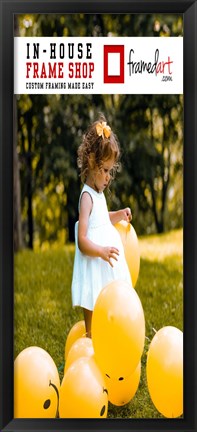 Framed Modern 33x14 Picture Frame Print