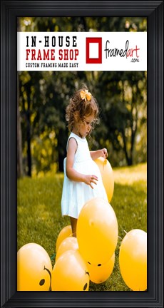 Framed Modern 33x16 Picture Frame Print