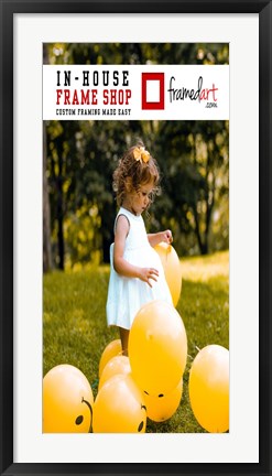 Framed Modern 33x16 Picture Frame Print