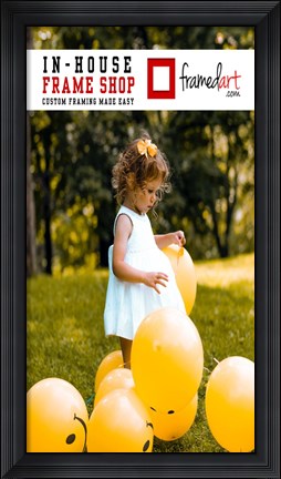 Framed Modern 33x18 Picture Frame Print