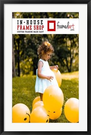 Framed Modern 33x20 Picture Frame Print