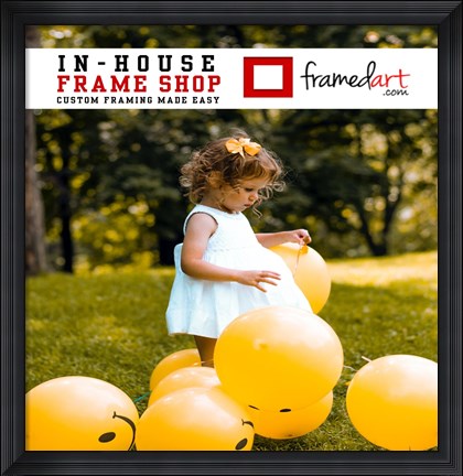 Framed Modern 33x34 Picture Frame Print
