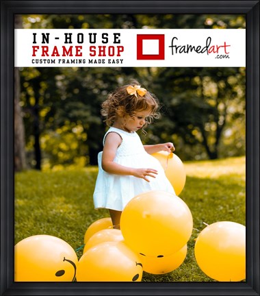 Framed Modern 33x38 Picture Frame Print