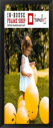 Framed Modern 34x13 Picture Frame Print