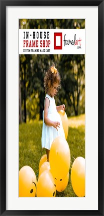 Framed Modern 34x13 Picture Frame Print