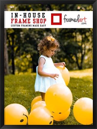 Framed Modern 34x25 Picture Frame Print