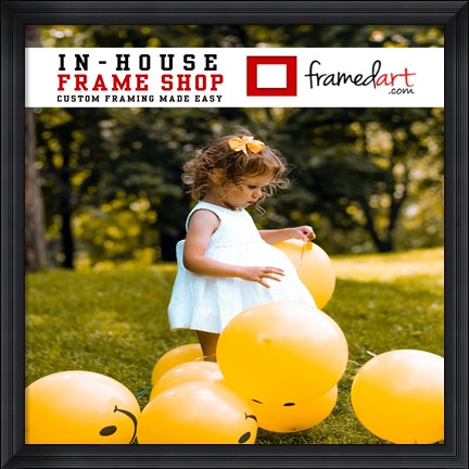 Framed Modern 34x34 Picture Frame Print
