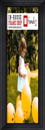 Framed Modern 35x10 Picture Frame Print