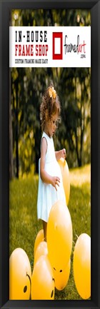 Framed Modern 35x10 Picture Frame Print