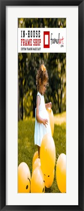 Framed Modern 35x10 Picture Frame Print