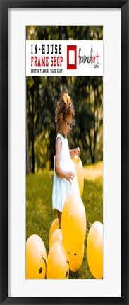 Framed Modern 35x11 Picture Frame Print