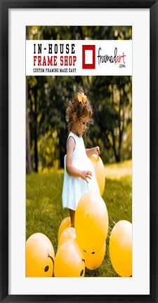 Framed Modern 35x15 Picture Frame Print