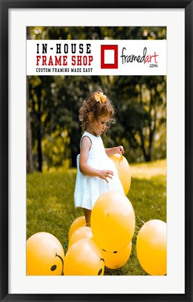 Framed Modern 35x20 Picture Frame Print