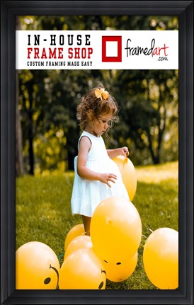 Framed Modern 35x21 Picture Frame Print