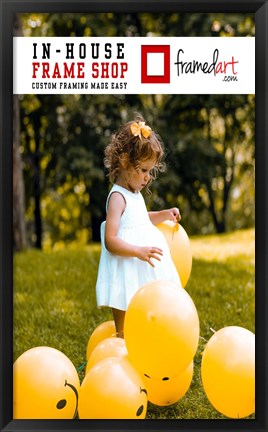 Framed Modern 35x21 Picture Frame Print