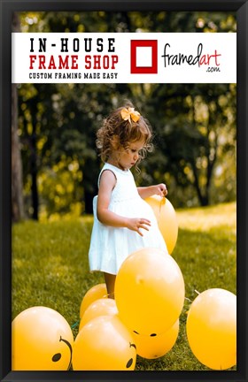 Framed Modern 35x22 Picture Frame Print