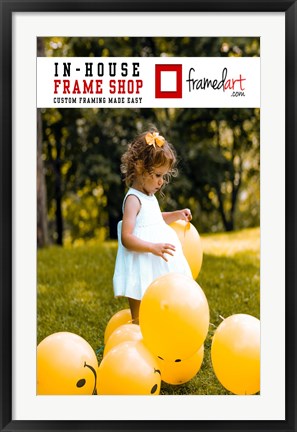 Framed Modern 35x22 Picture Frame Print