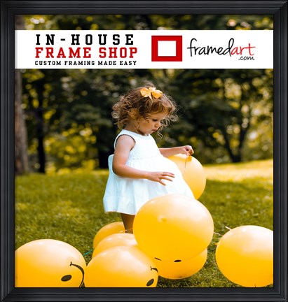 Framed Modern 35x37 Picture Frame Print