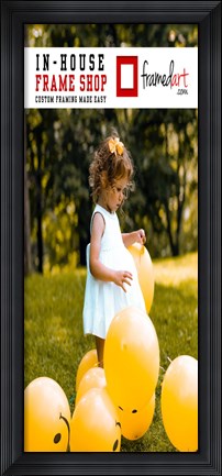 Framed Modern 36x15 Picture Frame Print