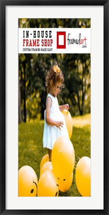 Framed Modern 36x15 Picture Frame Print