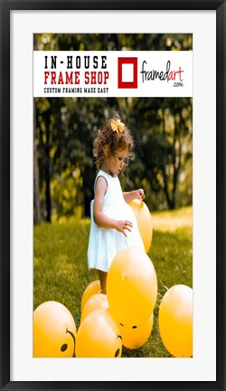 Framed Modern 36x18 Picture Frame Print