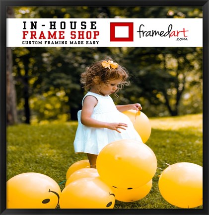 Framed Modern 36x35 Picture Frame Print