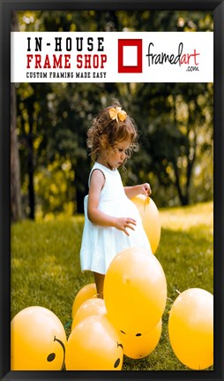 Framed Modern 37x21 Picture Frame Print