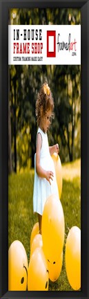 Framed Modern 38x10 Picture Frame Print