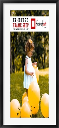 Framed Modern 38x14 Picture Frame Print