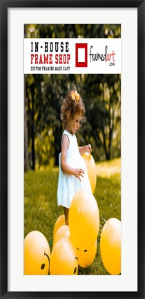Framed Modern 38x15 Picture Frame Print