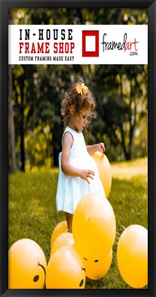 Framed Modern 38x19 Picture Frame Print