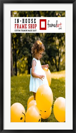 Framed Modern 38x19 Picture Frame Print