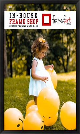 Framed Modern 38x22 Picture Frame Print