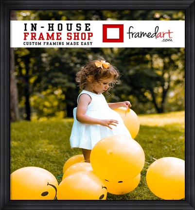 Framed Modern 38x35 Picture Frame Print