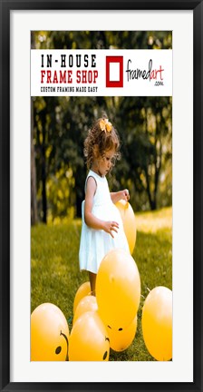 Framed Modern 39x17 Picture Frame Print