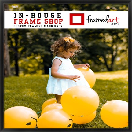 Framed Modern 39x39 Picture Frame Print