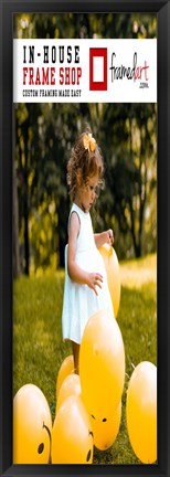 Framed Modern 40x13 Picture Frame Print