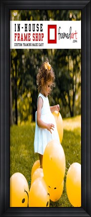 Framed Modern 40x15 Picture Frame Print