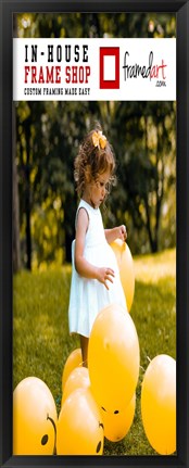 Framed Modern 40x15 Picture Frame Print
