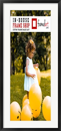 Framed Modern 40x15 Picture Frame Print