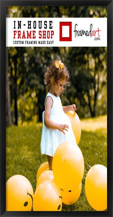 Framed Modern 40x20 Picture Frame Print