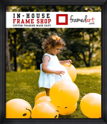 Framed Modern 40x34 Picture Frame Print