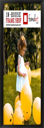 Framed Modern 41x13 Picture Frame Print
